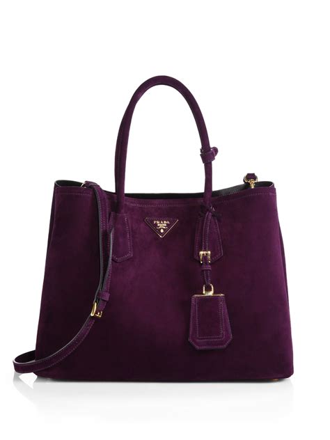 purple velvet prada bag|older purple prada.